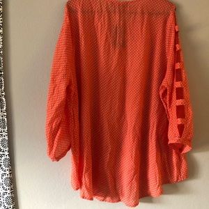 Fred David Tops - Plus Size Polka Dot Blouse Fred David Tops - Plus Size Polka Dot Blouse